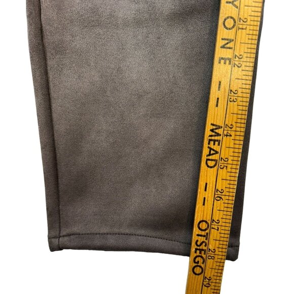 J. Jill Womens Faux Suede Pants Size 14 Soft Brown - Picture 3 of 10